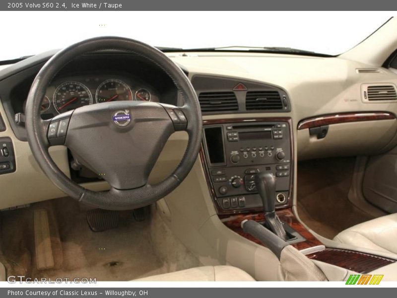 Ice White / Taupe 2005 Volvo S60 2.4