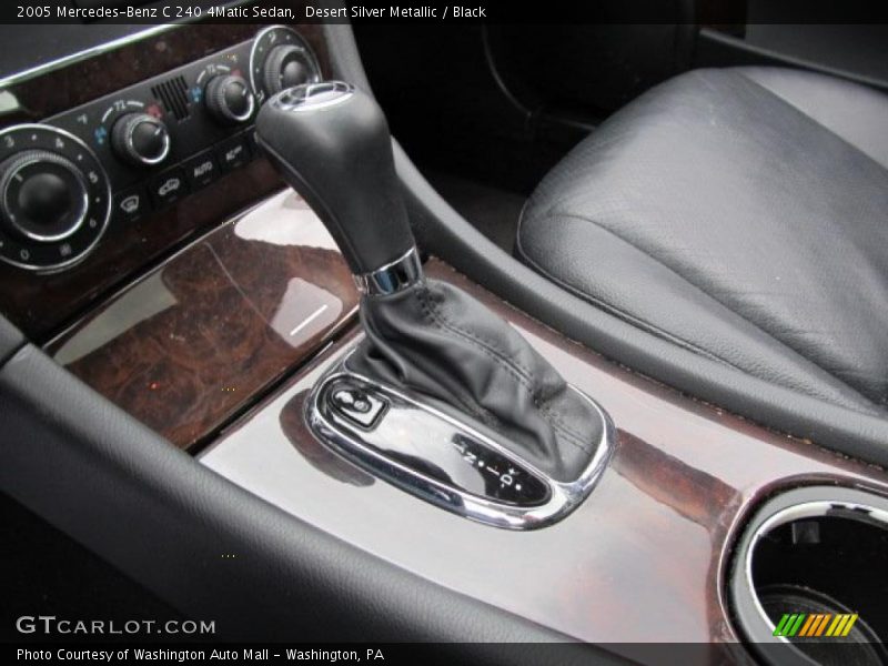 Desert Silver Metallic / Black 2005 Mercedes-Benz C 240 4Matic Sedan