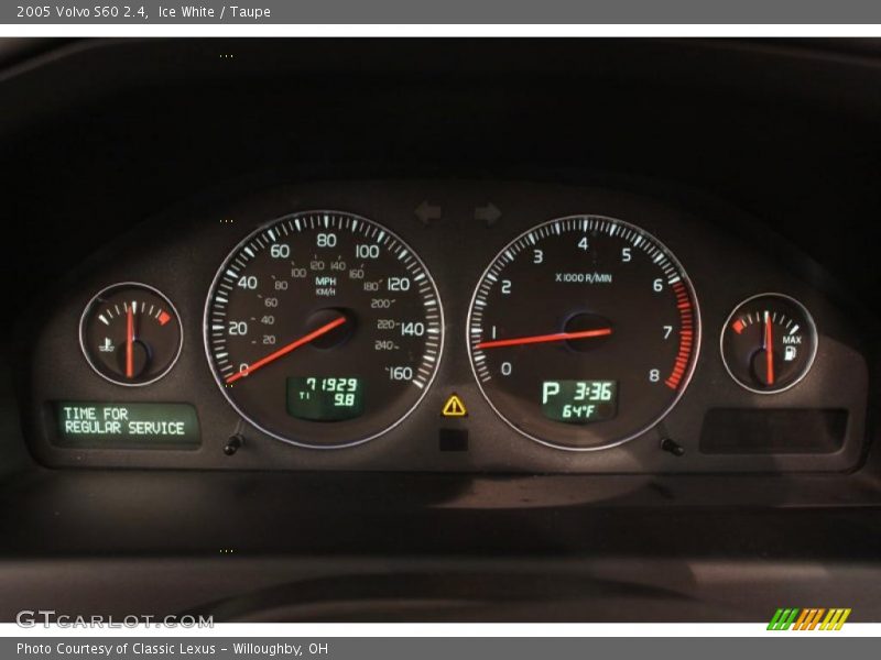 Ice White / Taupe 2005 Volvo S60 2.4