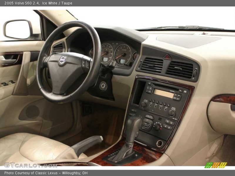 Ice White / Taupe 2005 Volvo S60 2.4