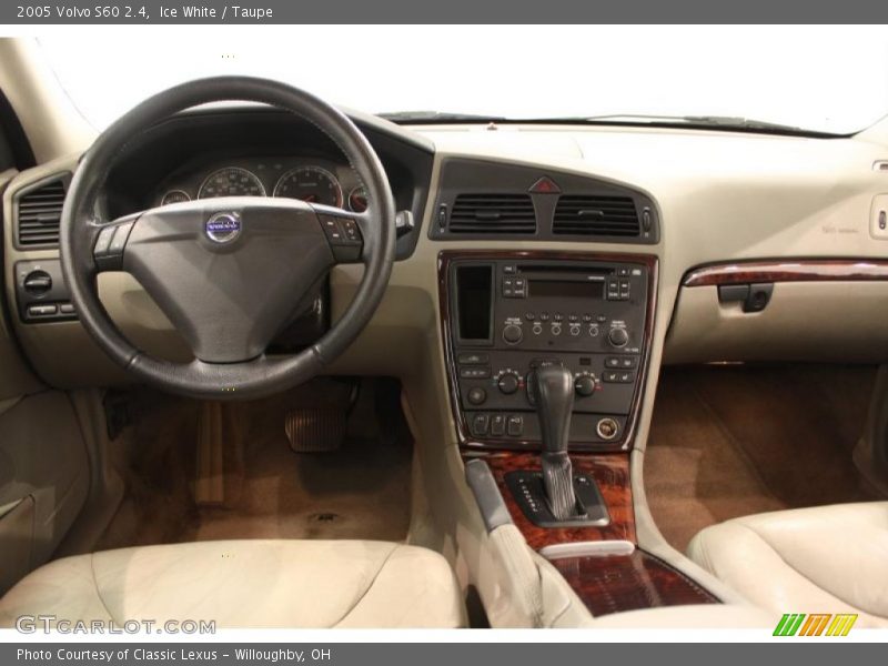 Ice White / Taupe 2005 Volvo S60 2.4