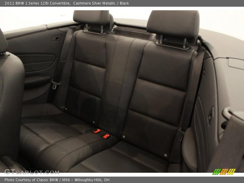  2011 1 Series 128i Convertible Black Interior