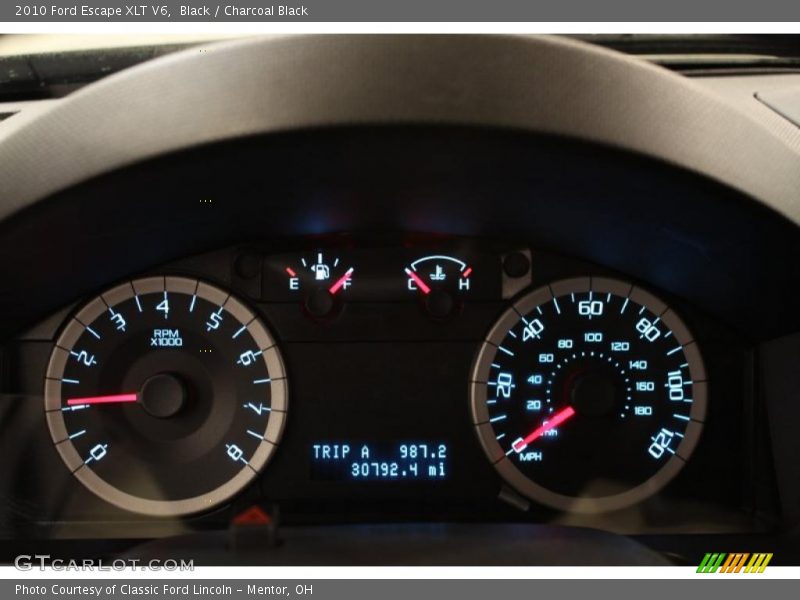 Black / Charcoal Black 2010 Ford Escape XLT V6