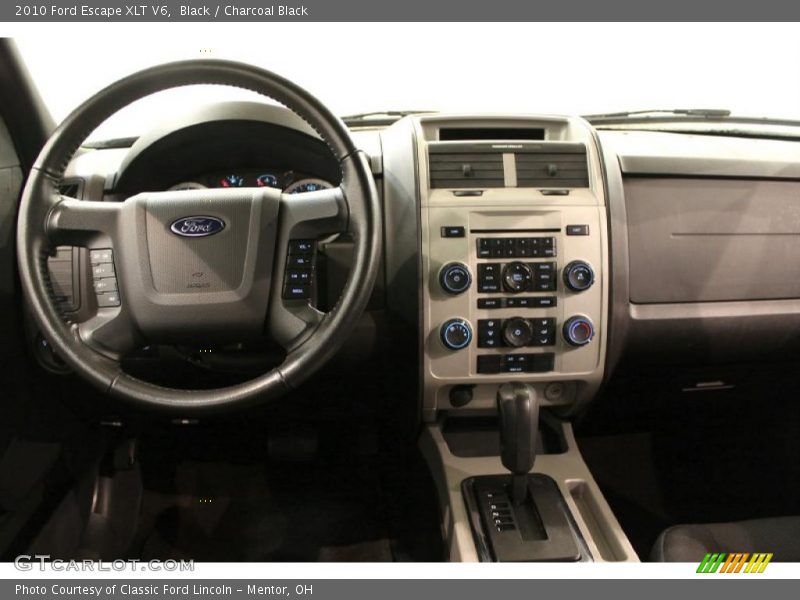 Black / Charcoal Black 2010 Ford Escape XLT V6