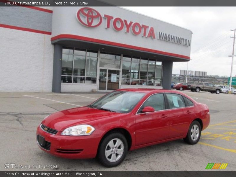 Precision Red / Gray 2008 Chevrolet Impala LT