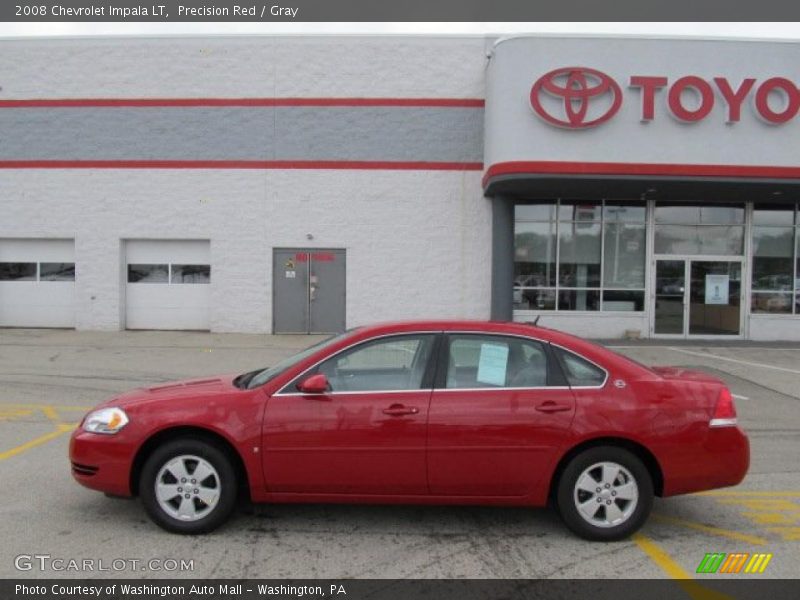 Precision Red / Gray 2008 Chevrolet Impala LT