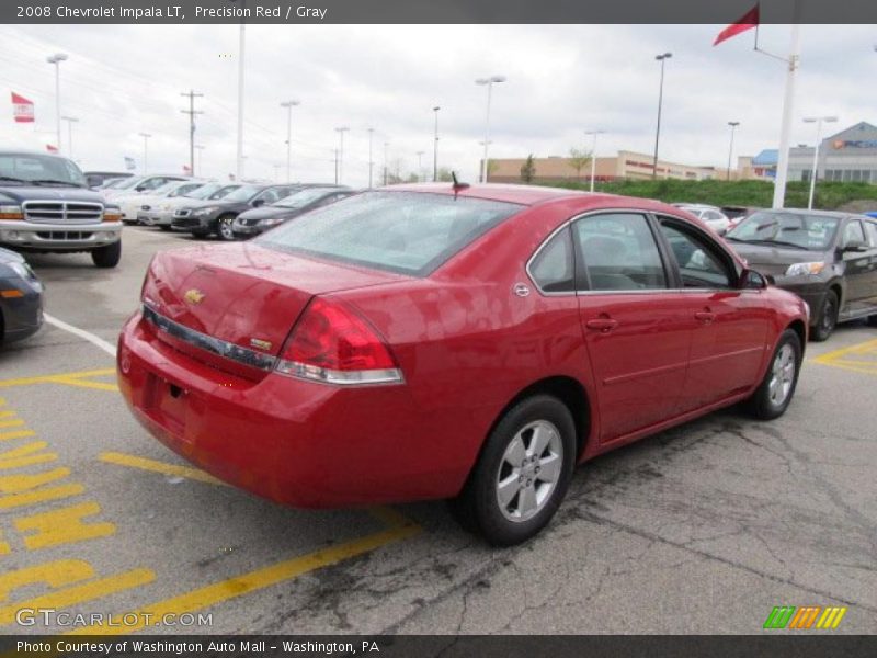 Precision Red / Gray 2008 Chevrolet Impala LT