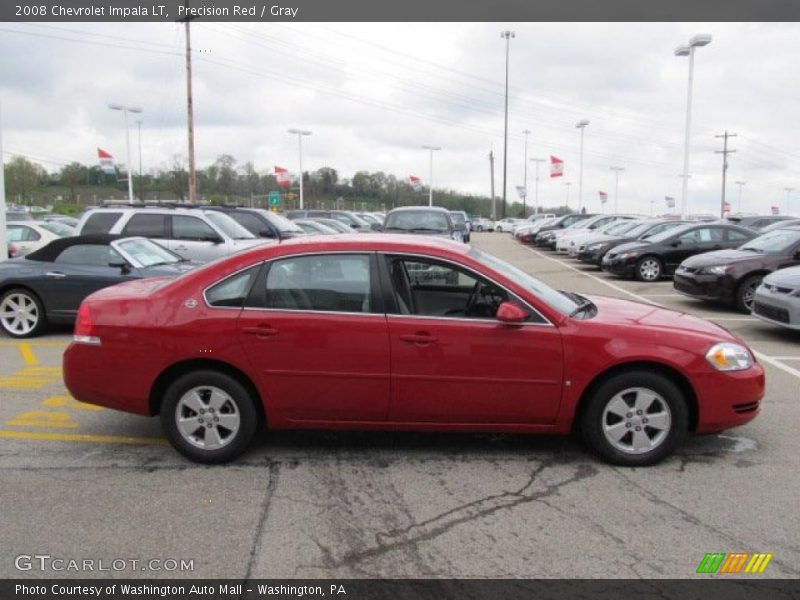 Precision Red / Gray 2008 Chevrolet Impala LT