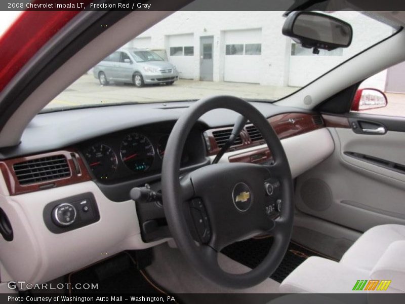 Precision Red / Gray 2008 Chevrolet Impala LT