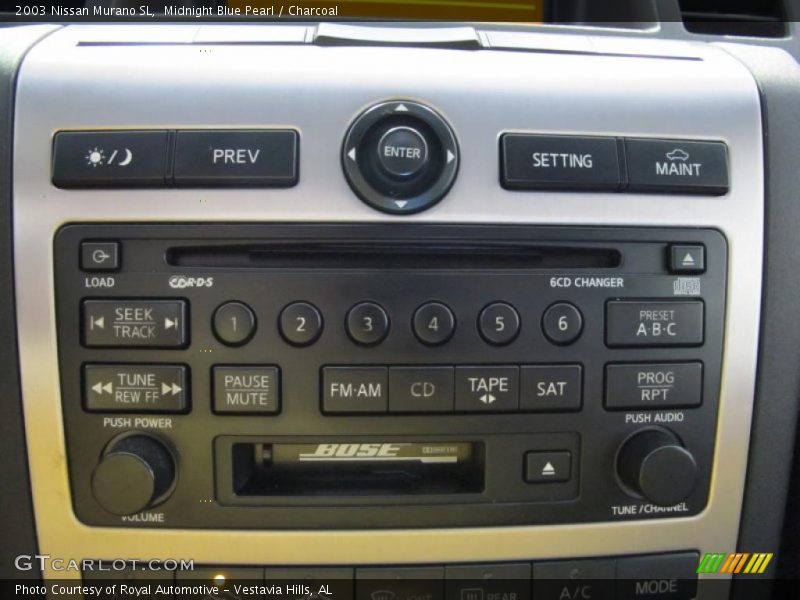 Midnight Blue Pearl / Charcoal 2003 Nissan Murano SL
