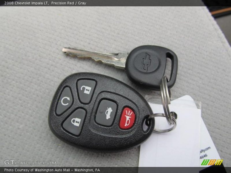 Precision Red / Gray 2008 Chevrolet Impala LT