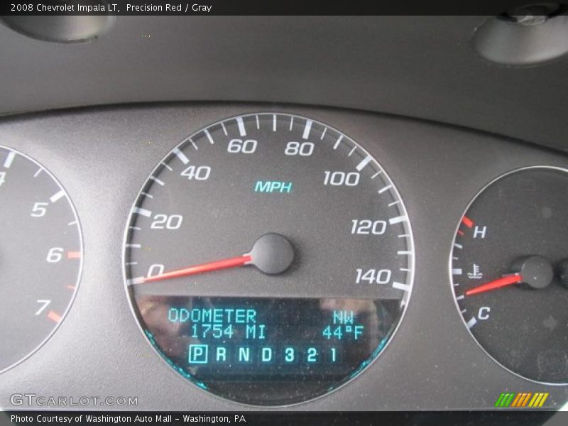 Precision Red / Gray 2008 Chevrolet Impala LT