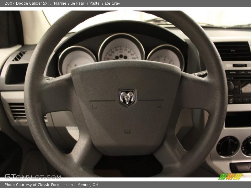 Marine Blue Pearl / Pastel Slate Gray 2007 Dodge Caliber SXT