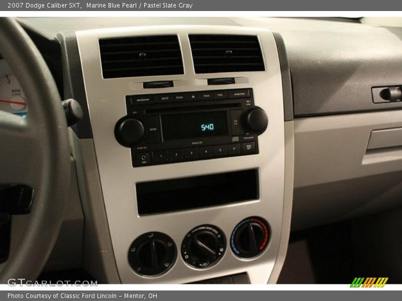 Marine Blue Pearl / Pastel Slate Gray 2007 Dodge Caliber SXT