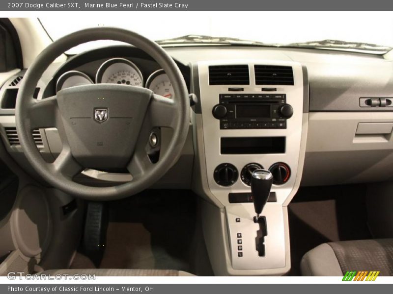 Marine Blue Pearl / Pastel Slate Gray 2007 Dodge Caliber SXT