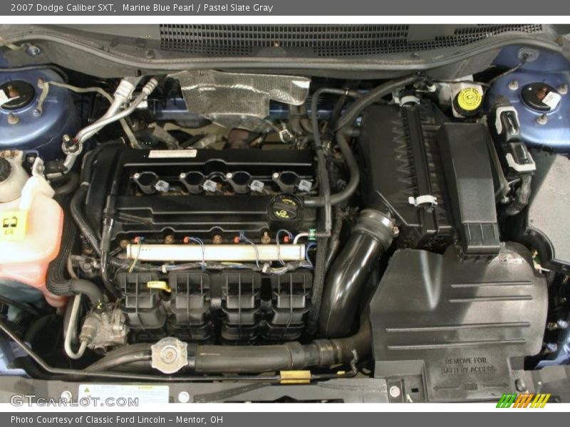 Marine Blue Pearl / Pastel Slate Gray 2007 Dodge Caliber SXT