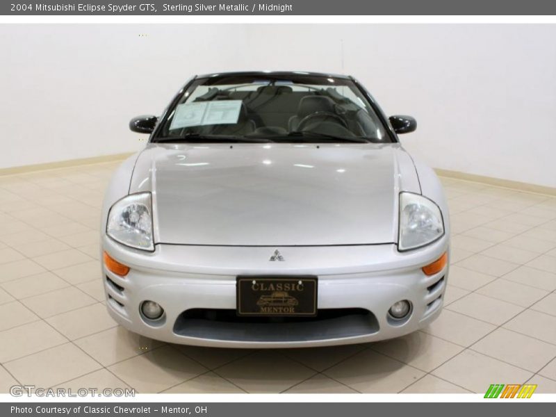 Sterling Silver Metallic / Midnight 2004 Mitsubishi Eclipse Spyder GTS
