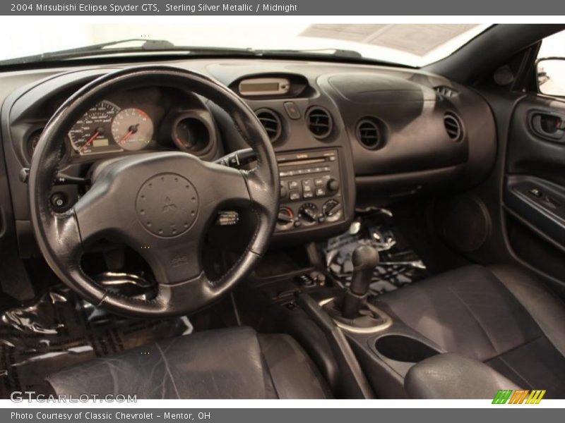  2004 Eclipse Spyder GTS Midnight Interior