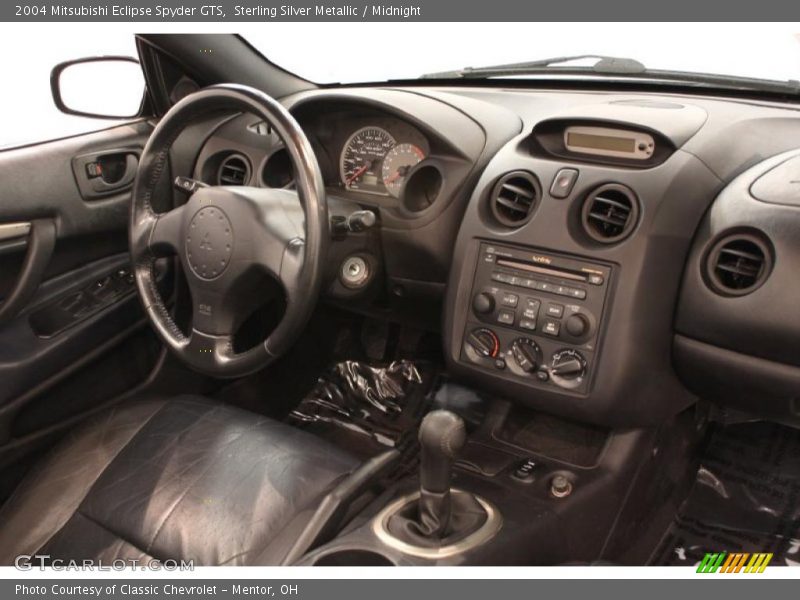 Dashboard of 2004 Eclipse Spyder GTS