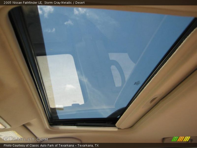 Storm Gray Metallic / Desert 2005 Nissan Pathfinder LE