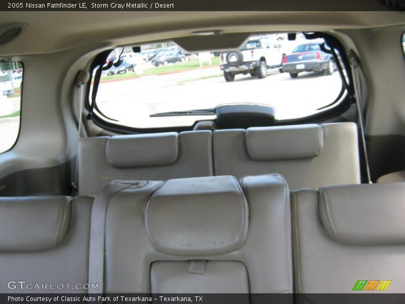 Storm Gray Metallic / Desert 2005 Nissan Pathfinder LE