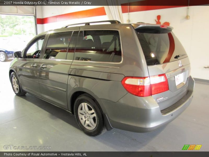 Nimbus Gray Metallic / Gray 2007 Honda Odyssey EX-L