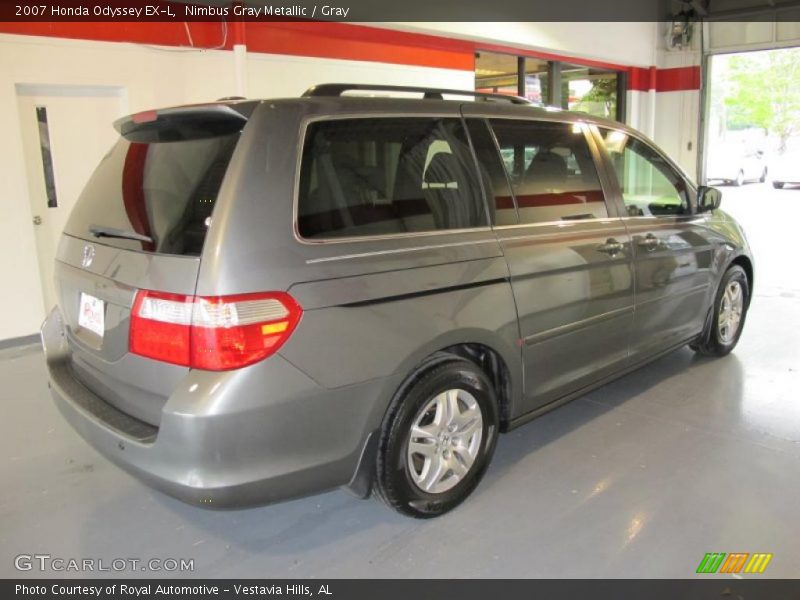Nimbus Gray Metallic / Gray 2007 Honda Odyssey EX-L
