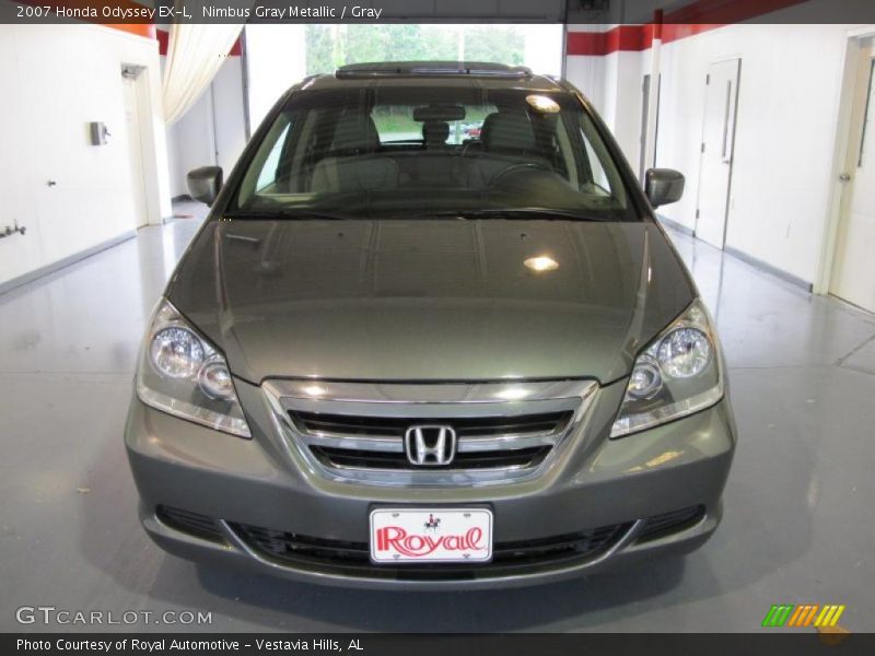 Nimbus Gray Metallic / Gray 2007 Honda Odyssey EX-L
