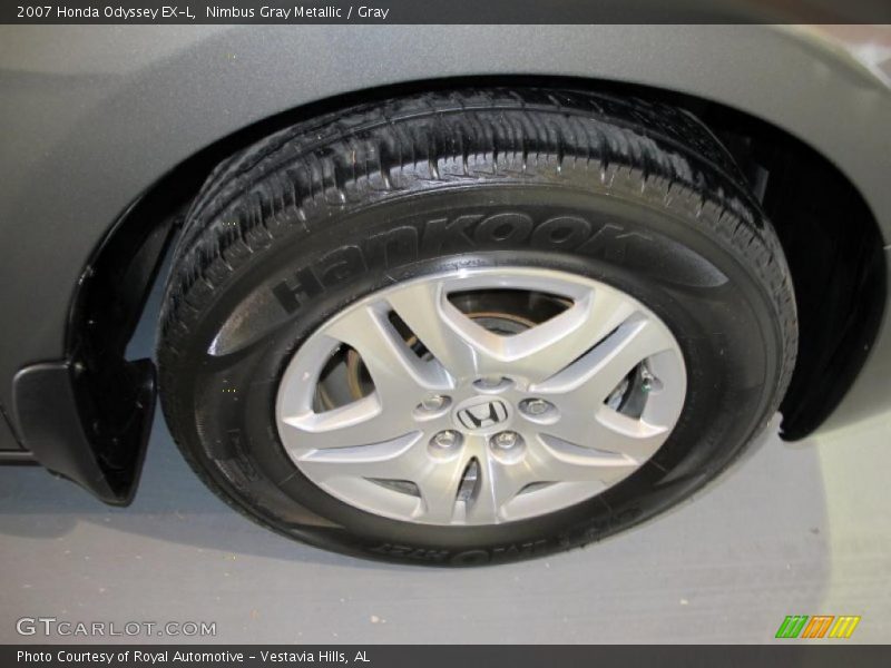 Nimbus Gray Metallic / Gray 2007 Honda Odyssey EX-L