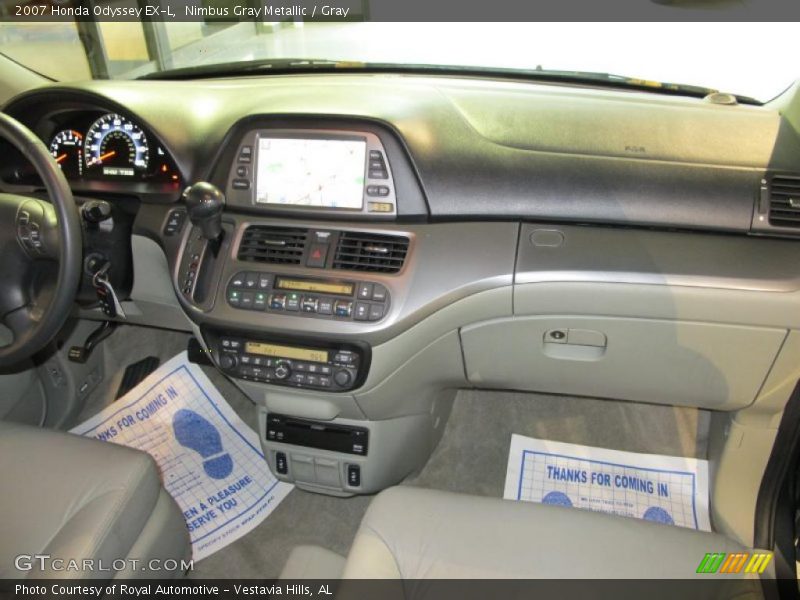 Nimbus Gray Metallic / Gray 2007 Honda Odyssey EX-L