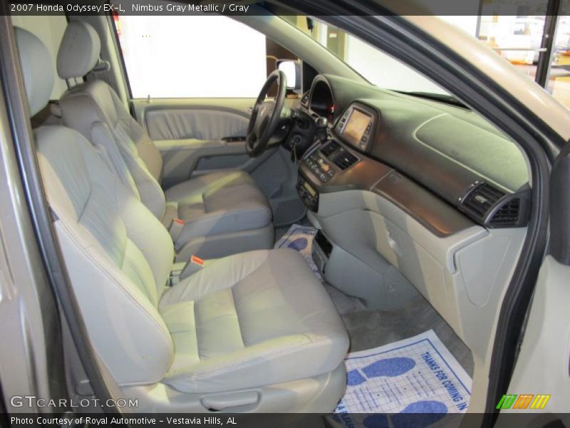 Nimbus Gray Metallic / Gray 2007 Honda Odyssey EX-L