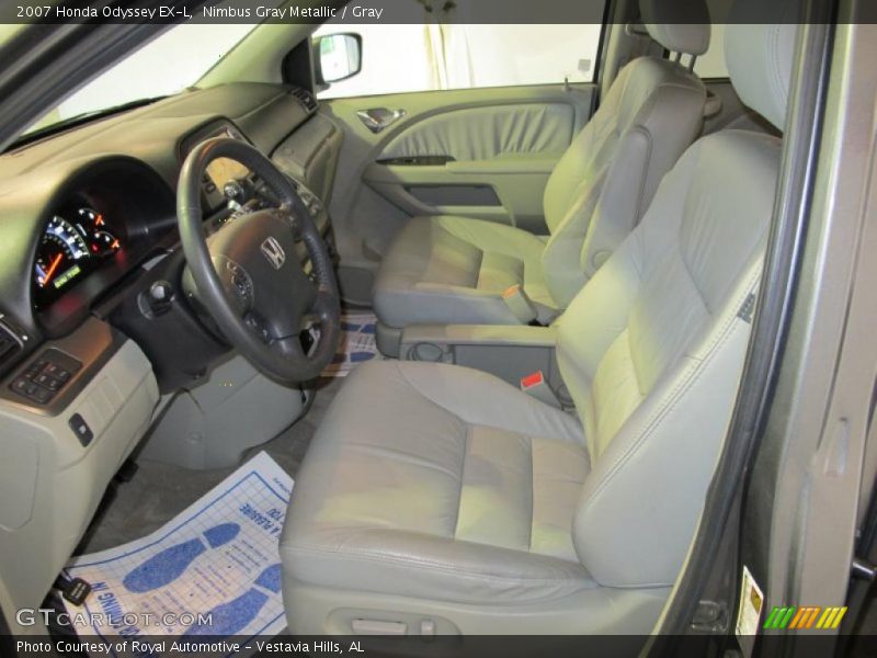 Nimbus Gray Metallic / Gray 2007 Honda Odyssey EX-L