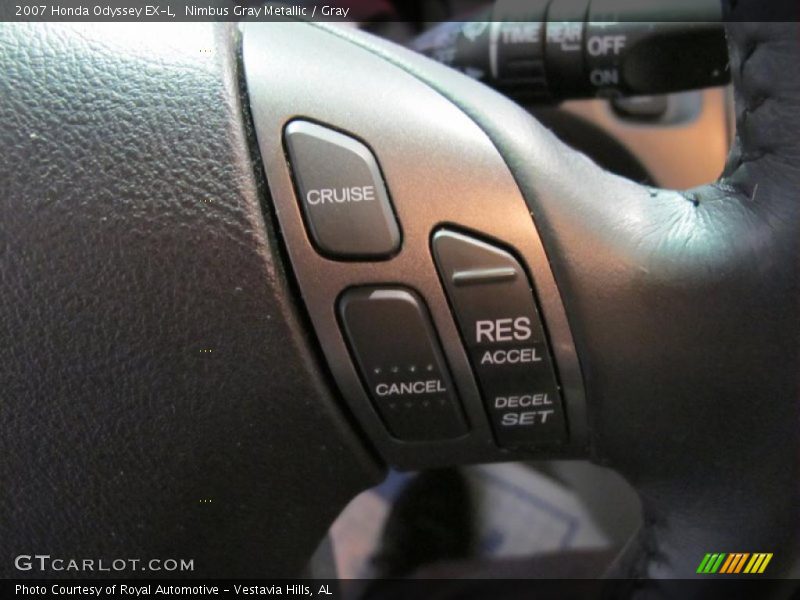 Nimbus Gray Metallic / Gray 2007 Honda Odyssey EX-L