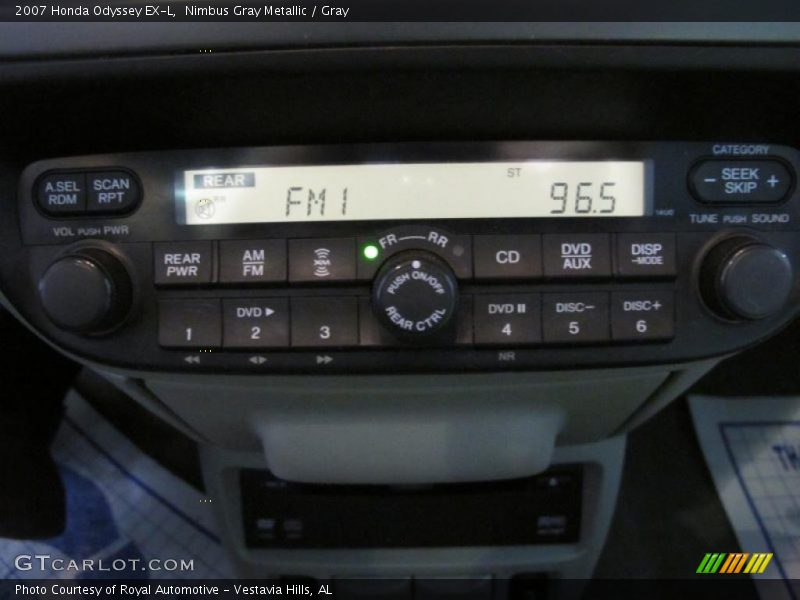 Nimbus Gray Metallic / Gray 2007 Honda Odyssey EX-L