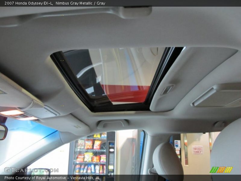 Nimbus Gray Metallic / Gray 2007 Honda Odyssey EX-L