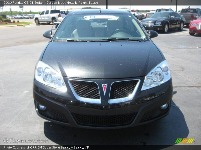 Carbon Black Metallic / Light Taupe 2010 Pontiac G6 GT Sedan