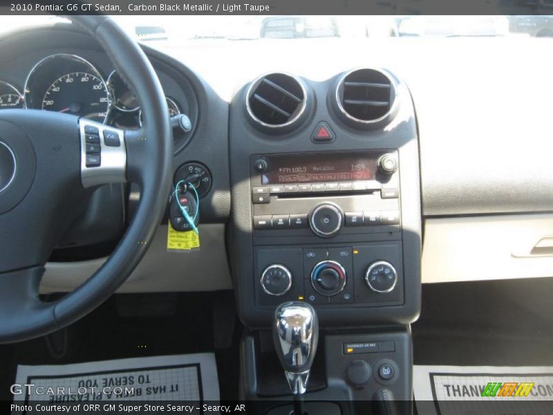 Carbon Black Metallic / Light Taupe 2010 Pontiac G6 GT Sedan