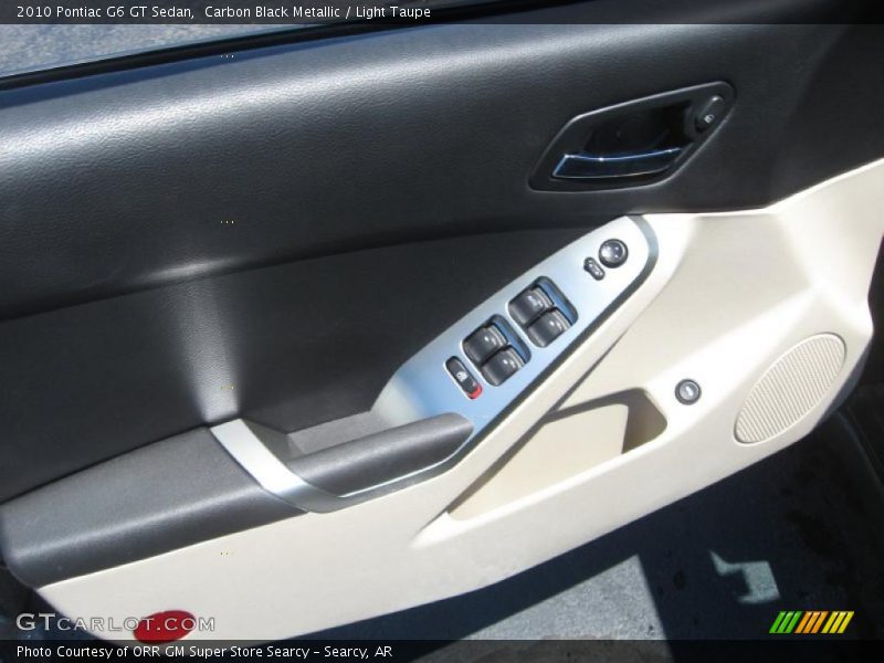 Carbon Black Metallic / Light Taupe 2010 Pontiac G6 GT Sedan