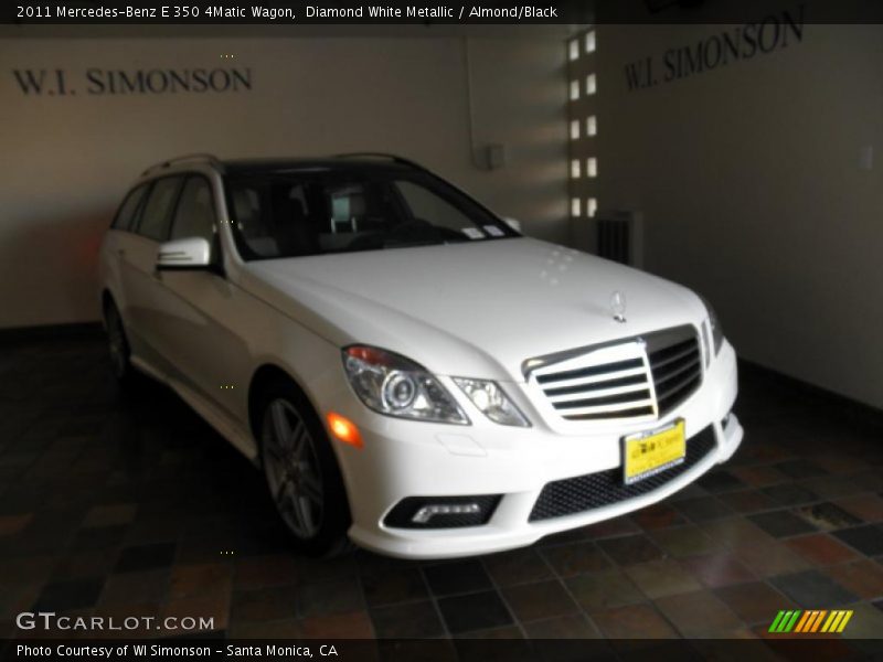 Diamond White Metallic / Almond/Black 2011 Mercedes-Benz E 350 4Matic Wagon