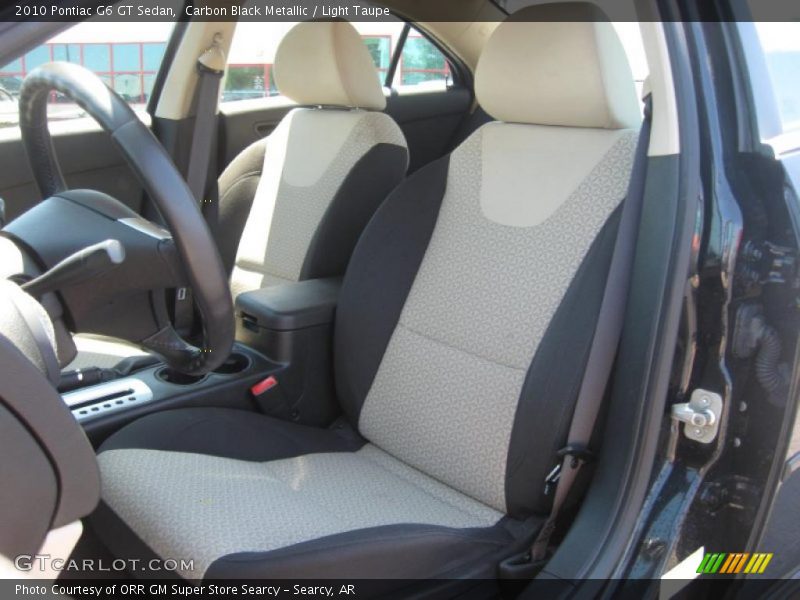 Carbon Black Metallic / Light Taupe 2010 Pontiac G6 GT Sedan
