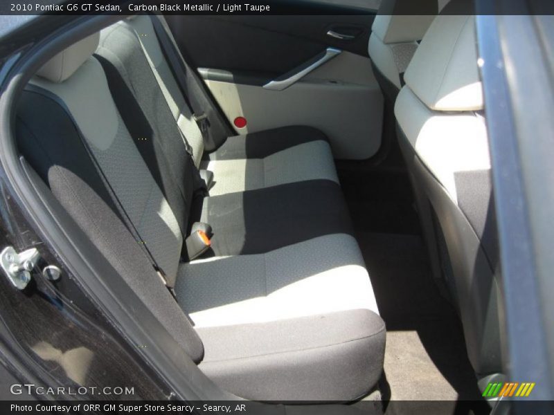 Carbon Black Metallic / Light Taupe 2010 Pontiac G6 GT Sedan