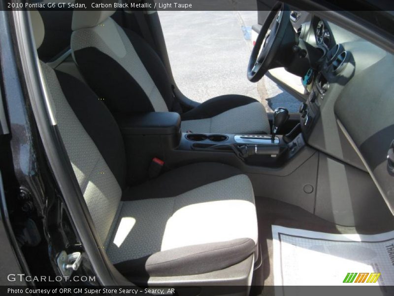 Carbon Black Metallic / Light Taupe 2010 Pontiac G6 GT Sedan