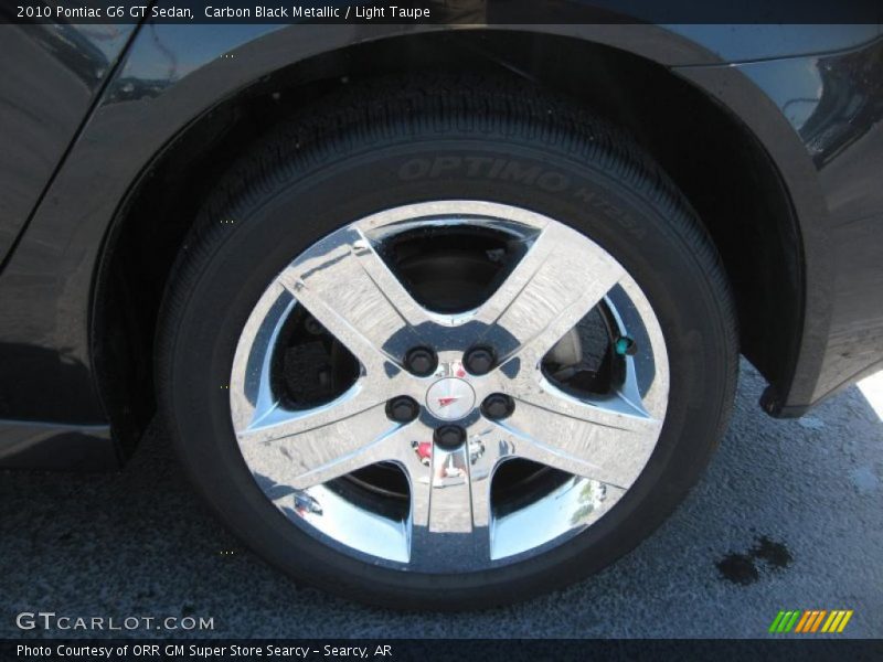 Carbon Black Metallic / Light Taupe 2010 Pontiac G6 GT Sedan