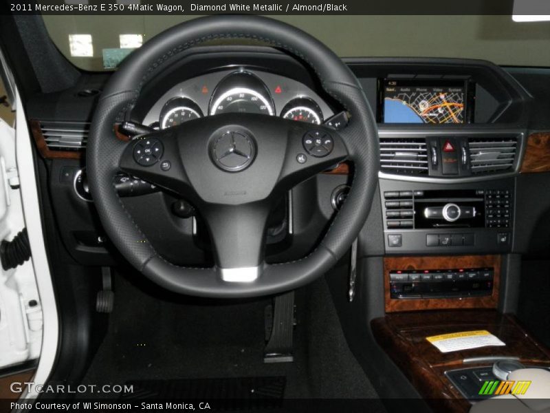 Diamond White Metallic / Almond/Black 2011 Mercedes-Benz E 350 4Matic Wagon