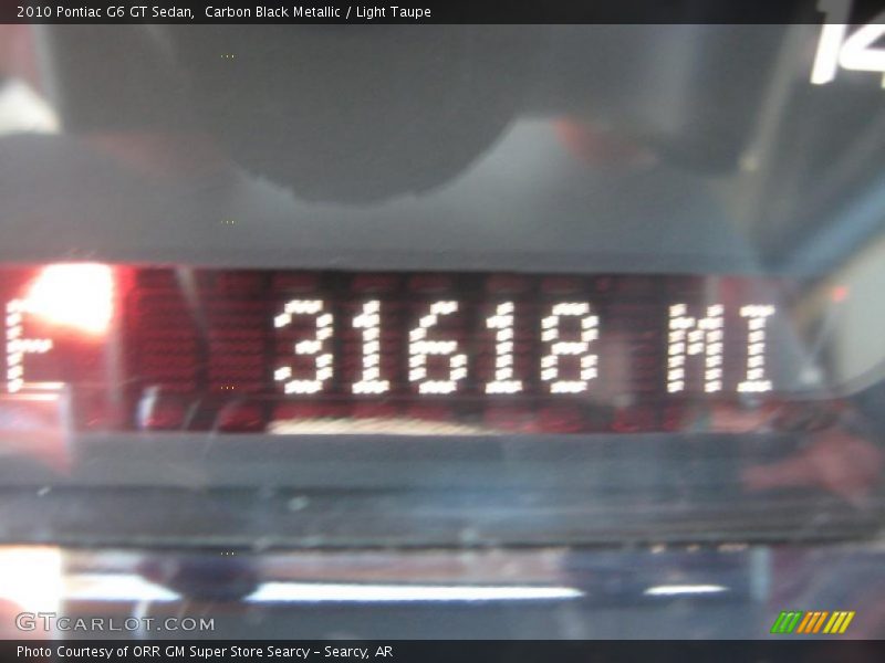 Carbon Black Metallic / Light Taupe 2010 Pontiac G6 GT Sedan