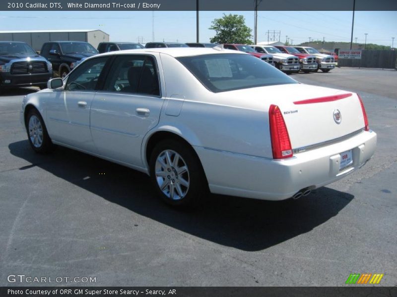White Diamond Tri-coat / Ebony 2010 Cadillac DTS