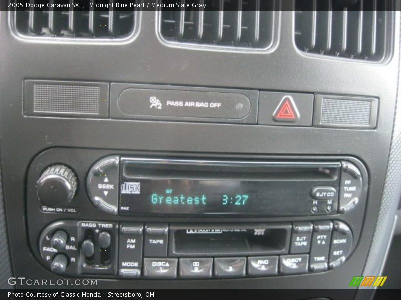 Midnight Blue Pearl / Medium Slate Gray 2005 Dodge Caravan SXT