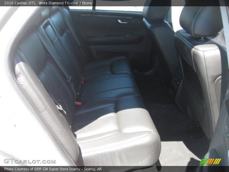 White Diamond Tri-coat / Ebony 2010 Cadillac DTS