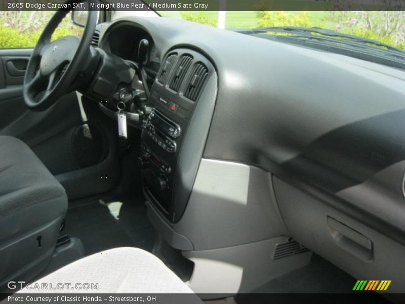 Midnight Blue Pearl / Medium Slate Gray 2005 Dodge Caravan SXT