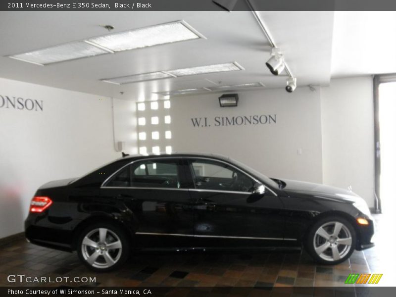 Black / Black 2011 Mercedes-Benz E 350 Sedan